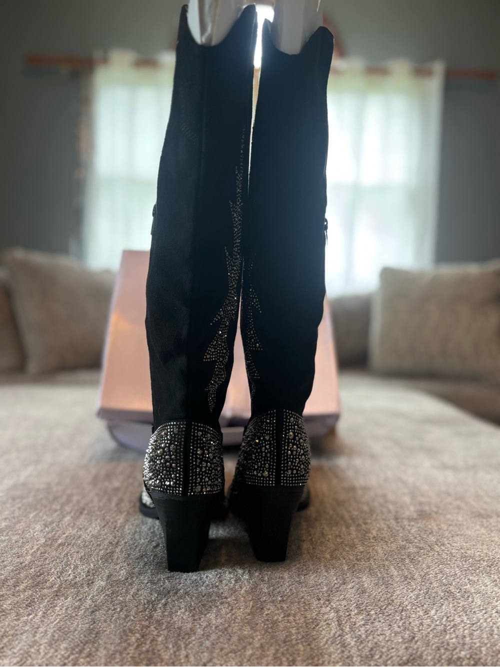 Madden Girl Apple Women’s Embellished Western Boots Black Size 10 - Picture 5 of 10